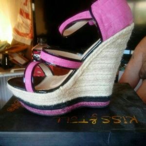 Kiss and Tell Purple Heels